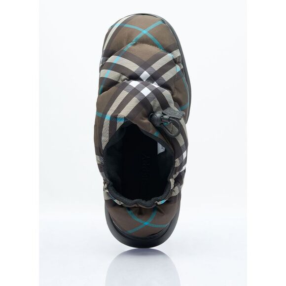 BURBERRY Check Nylon-Blend Pillow Mule - Picture 7 of 7
